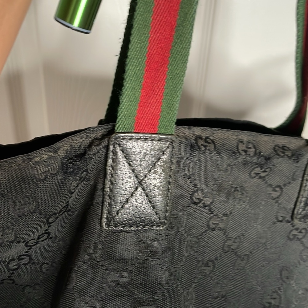 Vintage Gucci GG Canvas Web Handbag - Picture 10 of 16